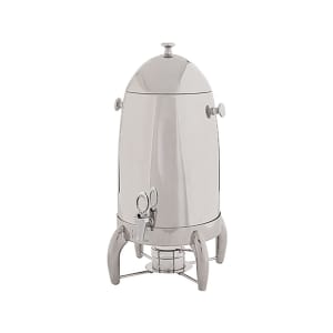 080-905B 5 gal Medium Volume Dispenser Coffee Chafer Urn w/ 1 Tank, Chafing Fuel