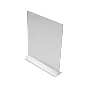 080-ATCH811 Tabletop Menu Card Holder - 8" x 11", Acrylic