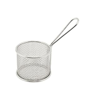 080-FBM32R 3 3/4" Round Mini Fry Basket, Stainless