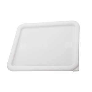 080-PECCL Container Cover for 12, 18 & 22 qt Square Storage Containers, Polyethylene, White