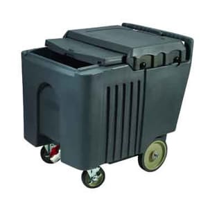 080-IIC29 125 lb Insulated Mobile Ice Caddy - Plastic, Gray