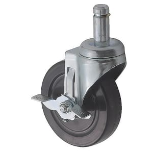 080-VCCTB 5" Stem Caster for Shelving Units w/ Brake