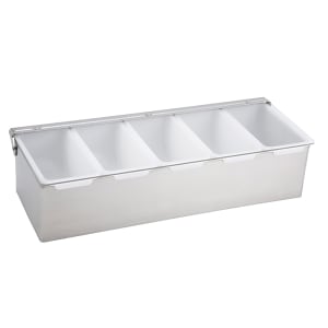 080-CDP5 Stainless Condiment Dispenser w/ (5) Compartments