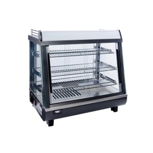 080-HDM26 26 1/2" Self Service Countertop Heated Display Case - (3) Shelves, 120v