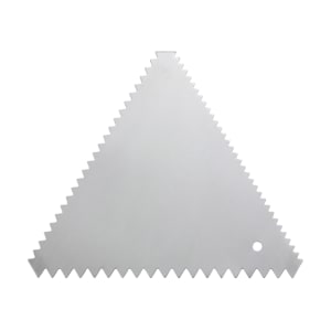 080-SDC6 Cake Decorating Comb, Stainless Steel