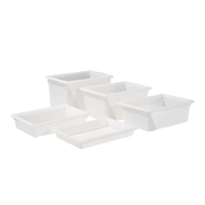080-PFFW12 17 gal Food Storage Box - 26" x 18" x 12", Stackable, White