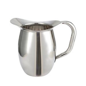 080-WPB2 64 oz Stainless Steel Bell Pitcher w/ Mirror Finish