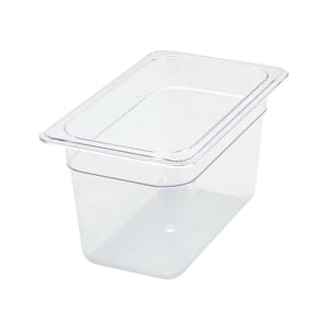 Winco SP7406 5 1/2&quot;D Quarter Size Food Pan