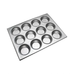 Chicago Metallic Jumbo Muffin Pan 3 Rows of 4 3-38quot 12 78 X 17 78 43375  - New Muffin Pans   is your bakery equipment source!  New and Used Bakery Equipment and Baking Supplies.