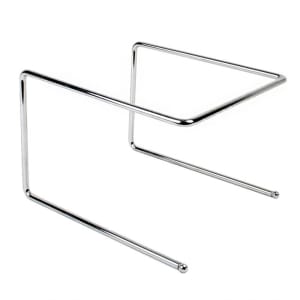 438-CRPTS997 9 1/2" Square Pizza Stand - 6 1/2"H, Chrome