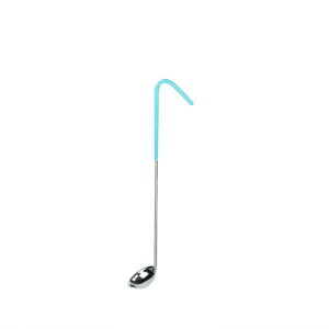 438-SLOL201 1/2 oz SLOL Series Serving Ladle - Stainless Steel, Teal Vinyl Handle