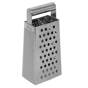 Tablecraft SG204BH 9 1/2 6-Sided Stainless Steel Box Grater with