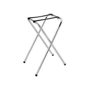 438-SLTS001 30 1/2" Folding Tray Stand - Chrome Plated
