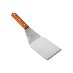438-SLTWHT005 13 1/2" Hamburger Turner w/ Wood Handle, Stainless Steel