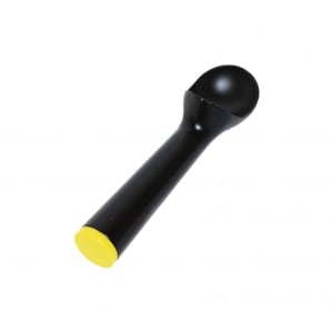 438-SLTHDP112 3 oz Ice Cream Dipper - Cast Aluminum, Black/Yellow