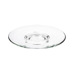 075-1P01671 6" Round Kenya Saucer - Glass, Clear