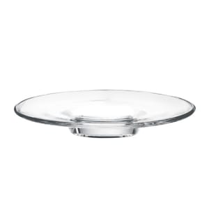 075-1P01672 4 1/4" Round Kenya Espresso Saucer - Glass, Clear