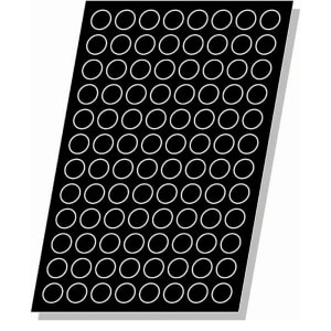 347-336004 Flexipan® Pomponnette Mold w/ 96 Sections - Silicone