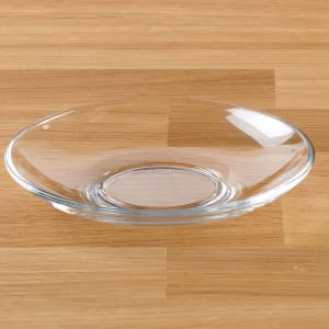 075-1P00271 5 3/8" Round Tea Saucer - Glass, Clear