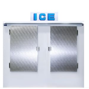 259-850CW 84" Outdoor Ice Merchandiser w/ (108) 20 lb Bag Capacity - Solid Doors, 115v