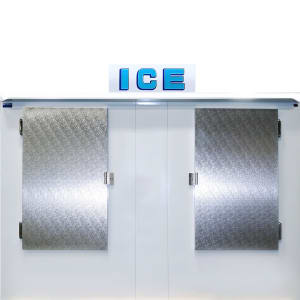Leer L60ASL-R290 2-Door Outdoor Bag Ice Merchandiser from Rapids Wholesale