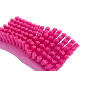 028-40521EC26 6" Cutting Board Brush - Polyester Bristles, Pink