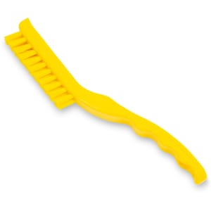 028-42022EC04 9" Detail Brush - Polyester Bristles, Yellow