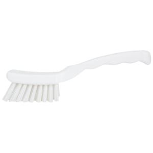 028-41395EC02 7" Detail Brush - Polyester Bristles, White