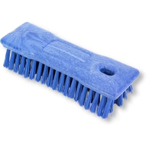028-42024EC14 8" Comfort Grip Hand Scrub - Polyester Bristles, Blue