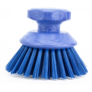 028-42395EC14 2 3/4" Round Scrub Brush - Polyester Bristles, Blue