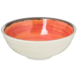 028-5400552 17 oz Round Melamine Serving Bowl, Fire Ball