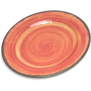 028-5400752 7" Round Melamine Bread & Butter Plate, Fire Ball