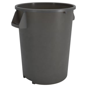 028-84104423 44 gallon Commercial Trash Can - Plastic, Round, Foot Rated
