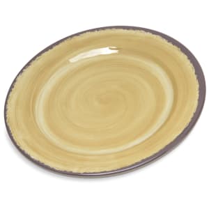 028-5400713 7" Round Melamine Bread & Butter Plate, Amber