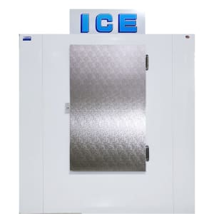 259-630AD 62" Outdoor Ice Merchandiser w/ (64) 20 lb Bag Capacity - Solid Door, 115v