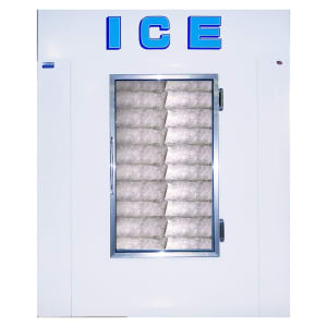259-630ADG 62" Indoor Ice Merchandiser w/ (78) 20 lb Bag Capacity - Glass Door, 115v