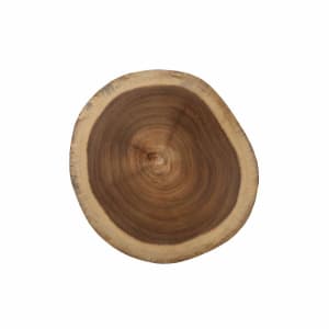 229-11298 9" Round Serving Board - Acacia Wood