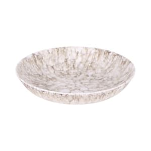 701-B381885BRM 36 oz Round Melamine Bowl, Brown Marble