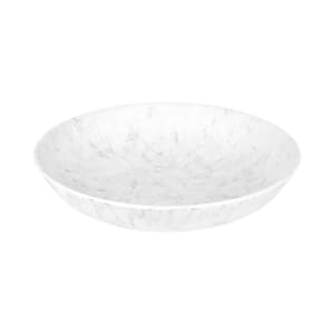 701-B381885GYM 36 oz Round Melamine Bowl, Gray Marble