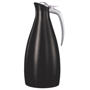 482-ALTU10BSBX 1 liter Altus Beverage Server w/ Push Button Lid - Stainless Liner, Black Onyx
