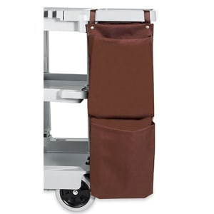 607-CB2BR Deluxe Caddy Bag w/ 2 Pockets - Polyester, Brown