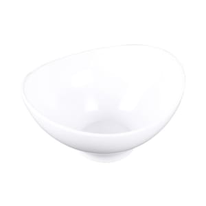 701-M115OVNW 4 qt Oval Melamine Serving Bowl, White