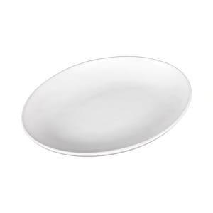 701-RT1310OVOW 13" x 10" Oval Melamine Dinner Plate - Off White