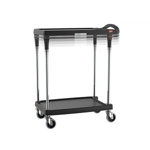 001-MY162724BLPL 2 Level Polymer Utility Cart w/ 300 lb Capacity, Marine Ledges