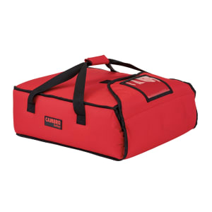 144-GBP216521 GoBag™ Pizza Delivery Bag - 16 1/2" x 18" x 6 1/2", Nylon, Red