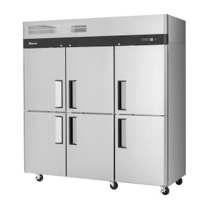 083-M3F726N 77 3/4" M3 Series Three Section Reach In Freezer, (6) Left/Right Hinge Solid Doors, 115v