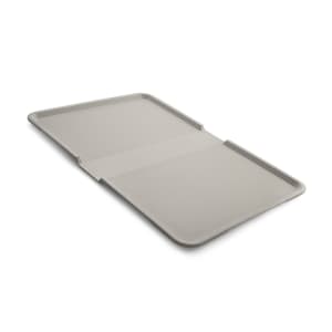 171-DXSC1531006 Rectangular Dietary Tray - For Patient Feeding, 12" x 21", Gray