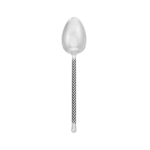 264-CHAR03 10 1/2" Serving Table Spoon with 18/10 Stainless Steel Grade, Charred™ Pattern