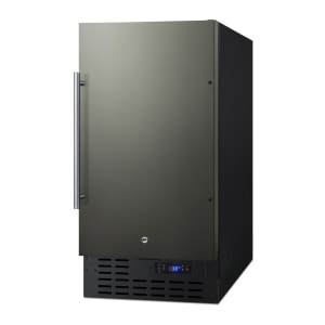 162-SCFF1842KS 18" Undercounter Freezer w/ (1) Solid Door - Black Stainless Steel, 115v