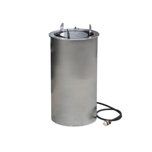 121-914 11 1/2" Heated Drop In Dish Dispenser - Stainless, 120v